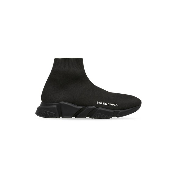 Balenciaga Speed Trainer Sneaker in Black Unisex W 38 M 5 - Picture 1 of 12